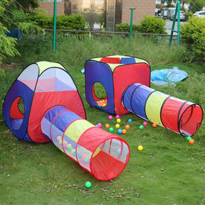 play tent and tunnel